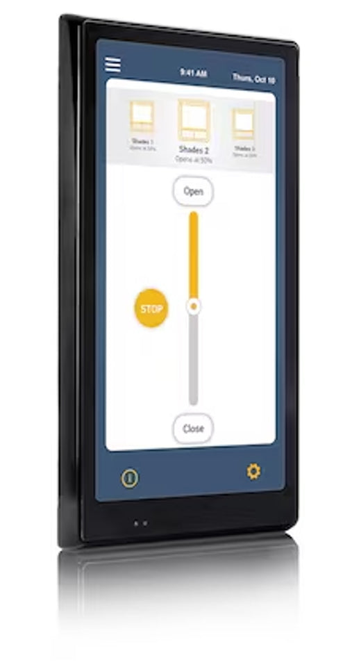 POE TOUCH PANEL ROOM CONTROLLER BLACK