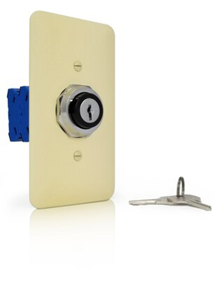 Somfy Heavy Duty Maintained Indoor Key Switch (Ivory)