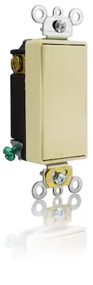 Maintained Decorator/Designer Switch Single Pole (Ivory)